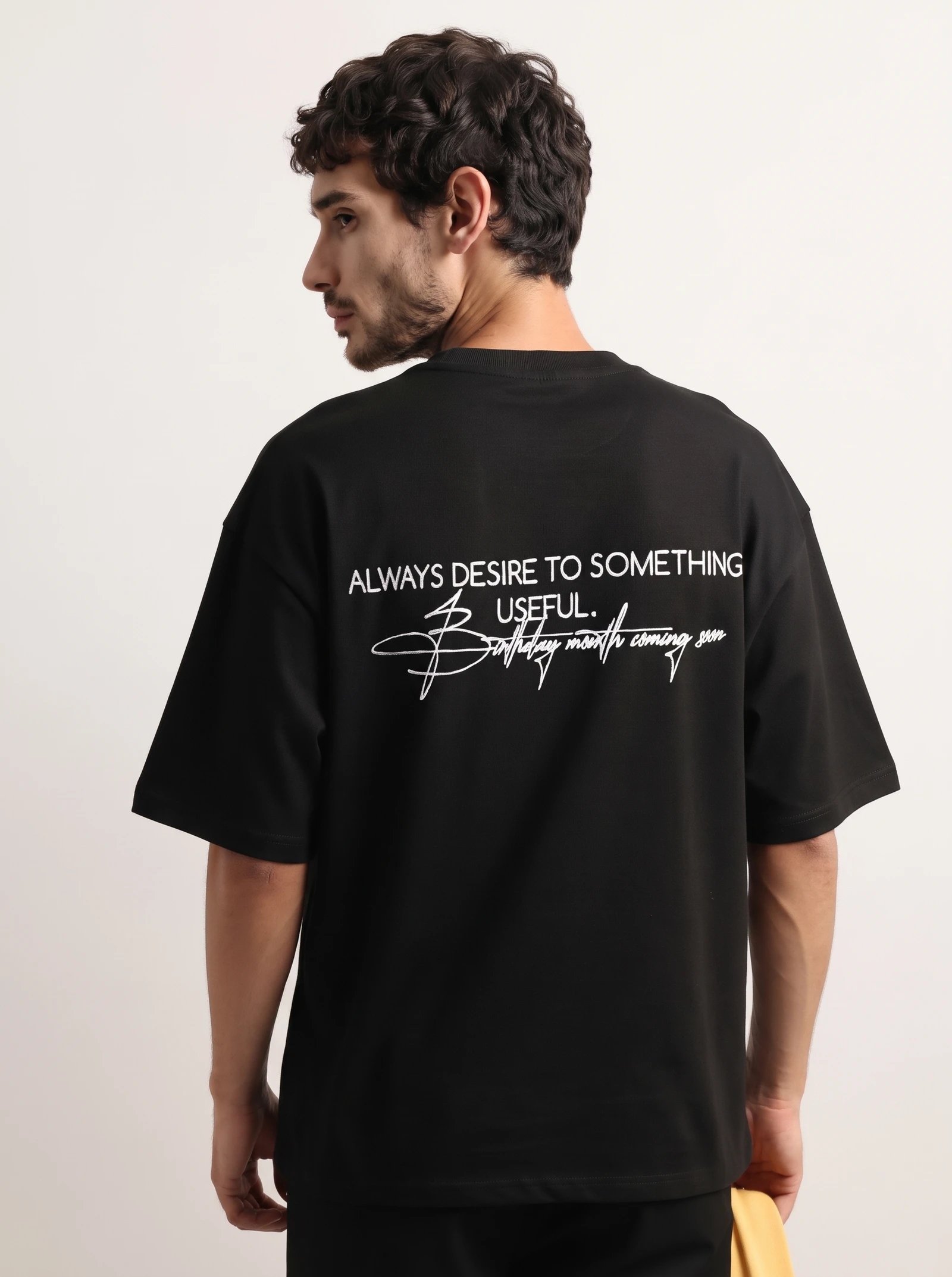 Bellbring "Addicted to Black" Barcode Mockneck T-Shirt view 4