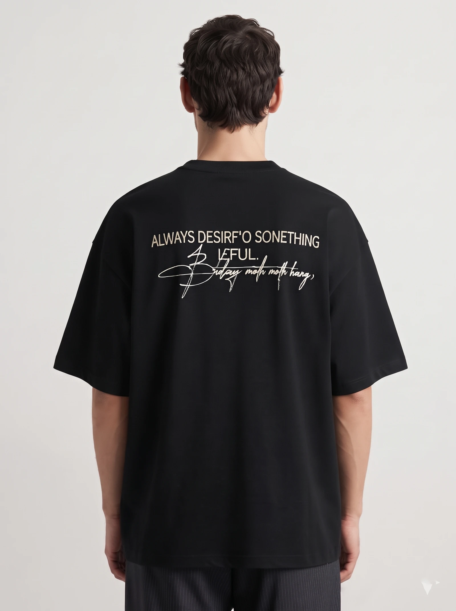 Bellbring "Addicted to Black" Barcode Mockneck T-Shirt view 5